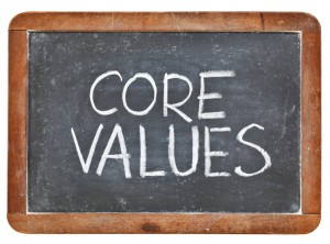 core values on blackboard Core Values On Blackboard